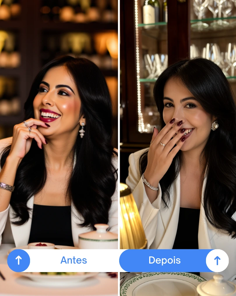 Antes e Depois com IA